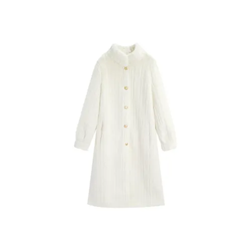 Love To Serve Вельвет Feel Пальто Женское Абрикос