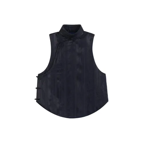 YICHENGFENGXU Жилет Женские Черный