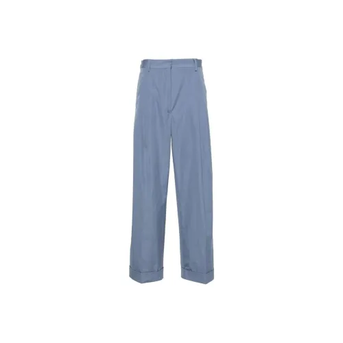 DRIES VAN NOTEN Небесно-голубые Женские Повседневные Брюки