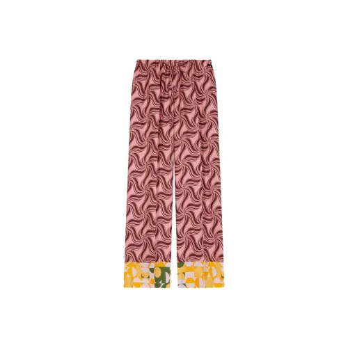 DRIES VAN NOTEN Розовые Женские Повседневные Брюки