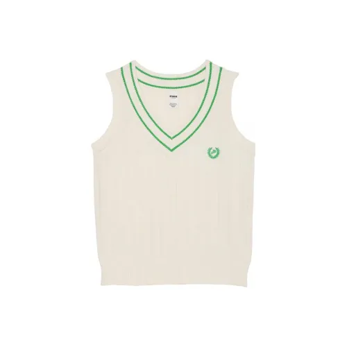 Victoria's Secret Розовый Collegiate KNIT Свитер Жилет Белая раковина Жилет Women's White Оболочка