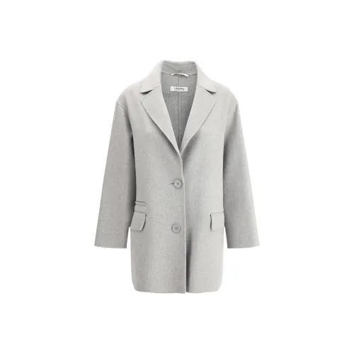 'S MAX MARA SS25' Пальто Женское Светло-Серое