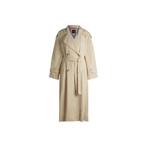 Hugo Boss Тренчкот Женский Светлый Бежевый
