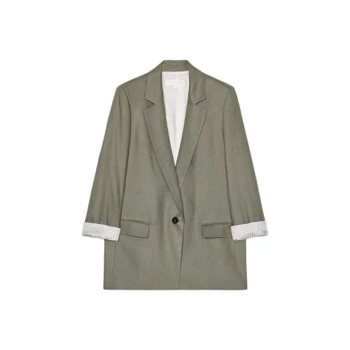 ZARA Бизнес-костюм женский средний хаки