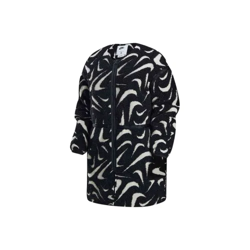 Nike Velvet Feel Куртка Женская Черная Белая