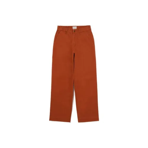 Levi's Levis X Emma Chamberlain Co Branded Модель FW23 Повседневные брюки Женские Апельсин