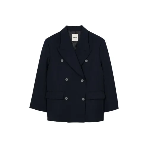 Sandro Бизнес-костюм женский темно-синий