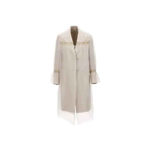 PRADA Тренчкот Женский Бежевый