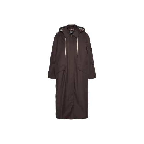 BARBOUR FW24 Тренчкот Женский Шоколад