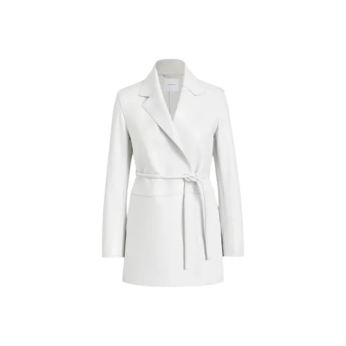 SCANLAN THEODORE Кожа Bonded Куртка Женская Белая White
