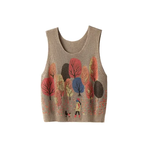 Cypress House Жилет Женский Хаки