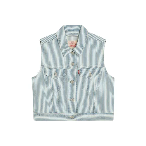 Levis Светло-синий Женские Жилеты