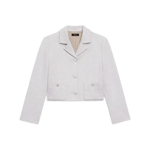 THEORY Бизнес-костюм женский светло-серый