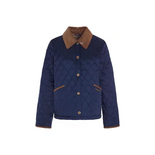 Barbour Морской синий Женские Объемные Куртки (Пуфы)