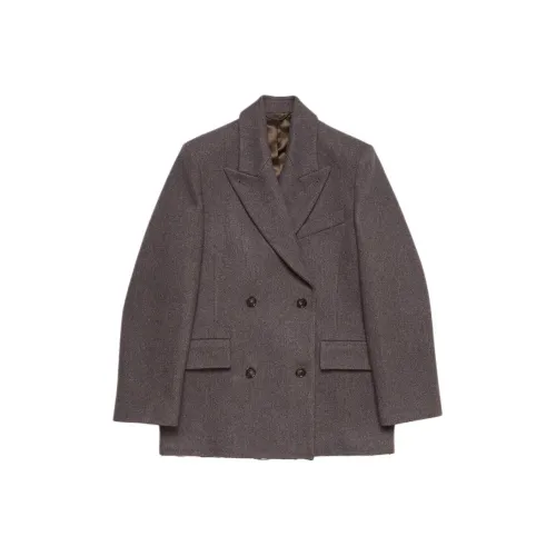 ACNE STUDIOS SS25 Коричневый Женское пальто