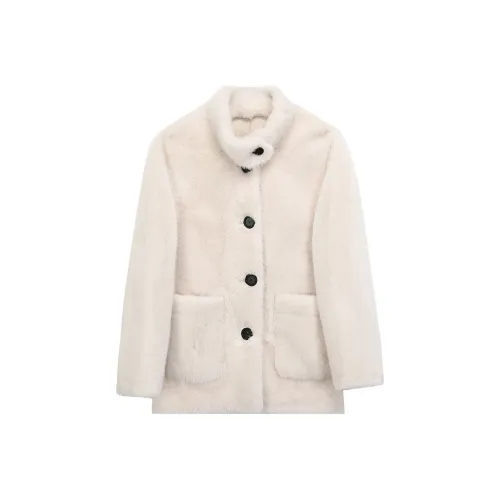 Beast King Зимний Мех Женские Белые