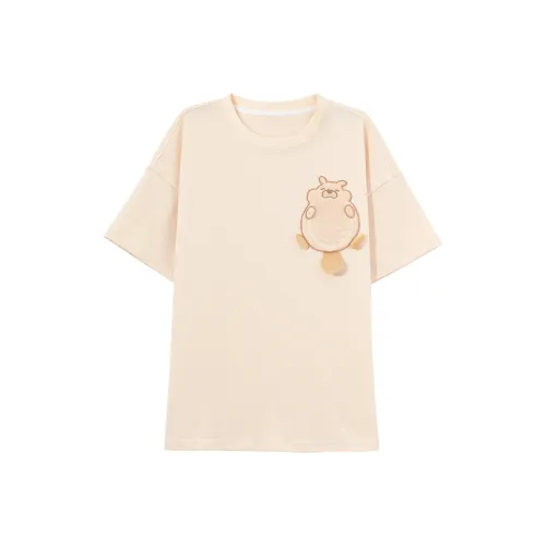 Snbl Бежево-желтые Женские футболки