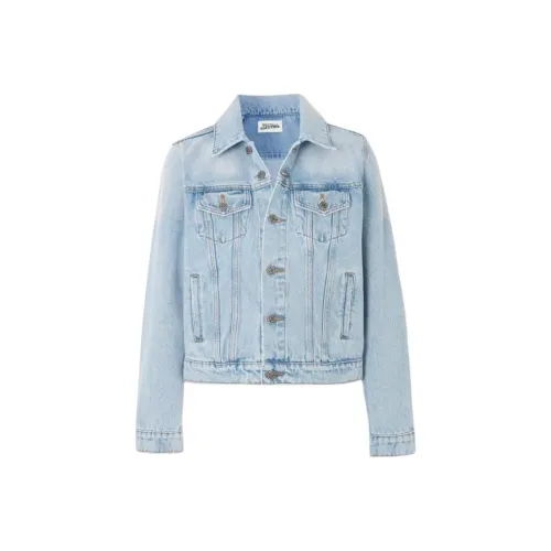 Jean Paul Gaultier Denim Куртка Женская Светло-Синяя