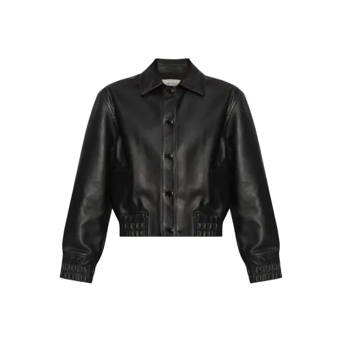 OFFICINE GENERALE Кожа Куртка Женская Черная