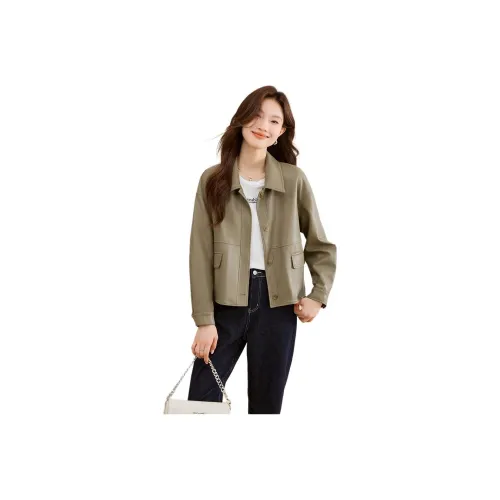 Fele.d Женские кожаные куртки