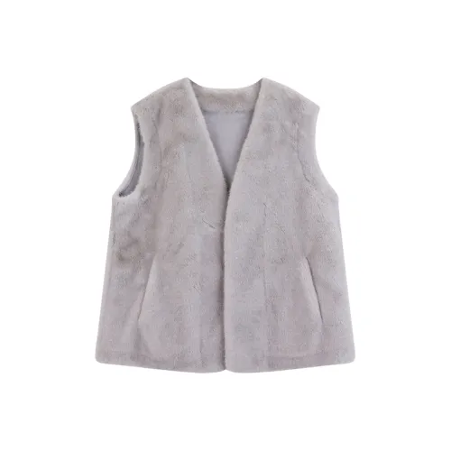 DianThia Жилет Женский Светло-Серый