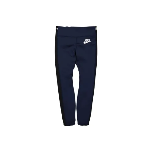 NIKE Синие Женские Повседневные Брюки