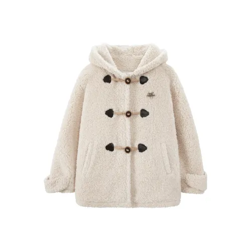 UNIFREE Хлопковый пуховик женский бежевый