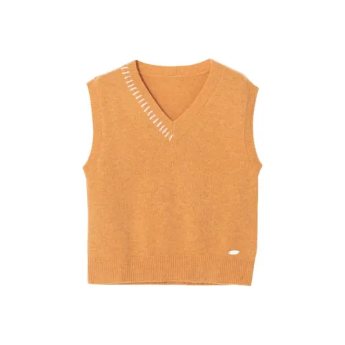 D.SIGN Коралловый Золотой Женские Жилеты