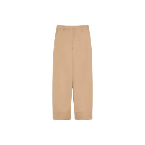 'S MAX MARA UNICO Collection Повседневные брюки Женские Бежевый