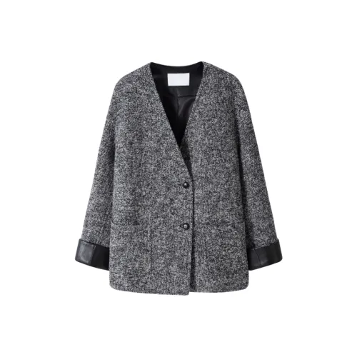 MOSIIMORII Куртка Женская Серый Шерпа