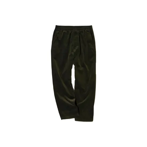 UNIQLO 57 Темно-оливковые Женские Повседневные Брюки