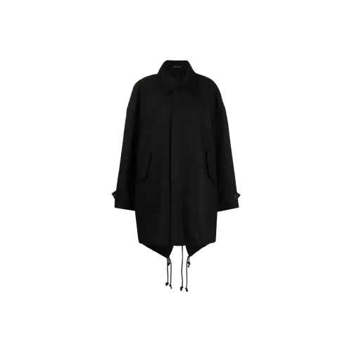 Yohji Yamamoto PARKA Пальто Женское Черное
