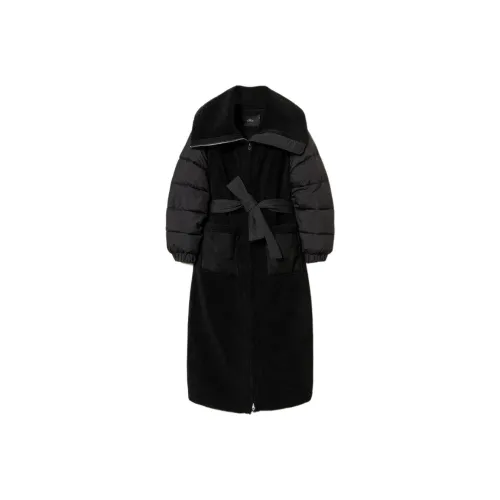 TWINSET Milano FW24 Хлопковый пуховик женский черный