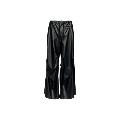 MM6 Maison Margiela совместный бренд FW24 Повседневные брюки Женские Черный