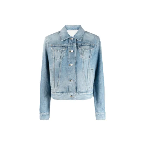 Givenchy SS25 Denim Jacket Women's Light Blue Givenchy SS25 Деним Куртка Женская Светло-Синий