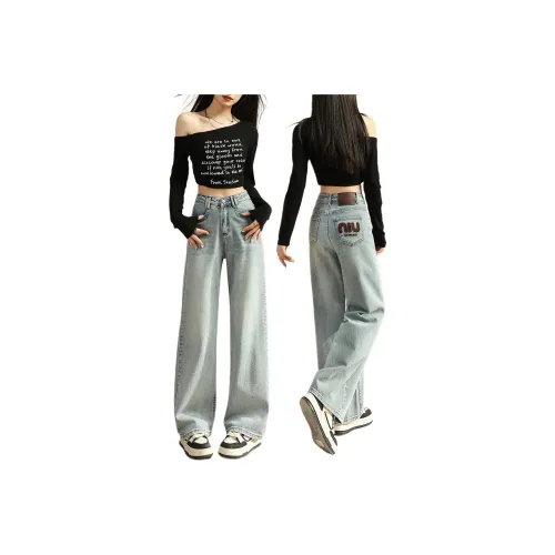 TERRE BLEUE Весенний Летний Осенний Зимний Кожа Куртка Свободного кроя Женская Синяя