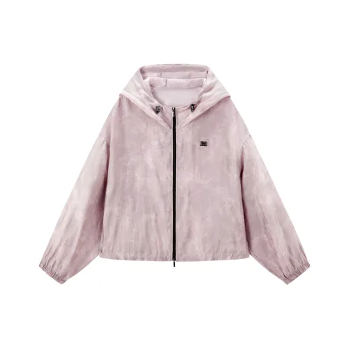 PEACEBIRD Cropped Jacket Women's Ballet Pink