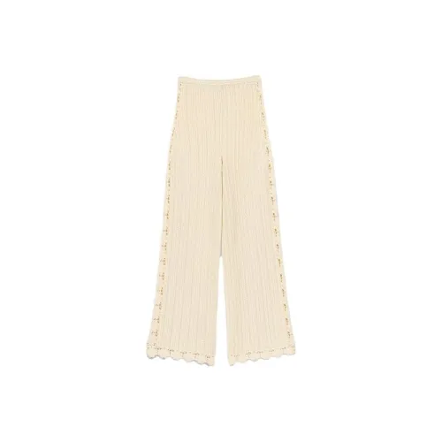 Maje Светло-янтарные Женские Повседневные Брюки