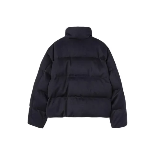 Loro Piana FW24 Хлопковый пуховик женский морской синий