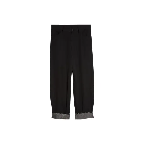 Yohji Yamamoto Черные Женские Повседневные Брюки