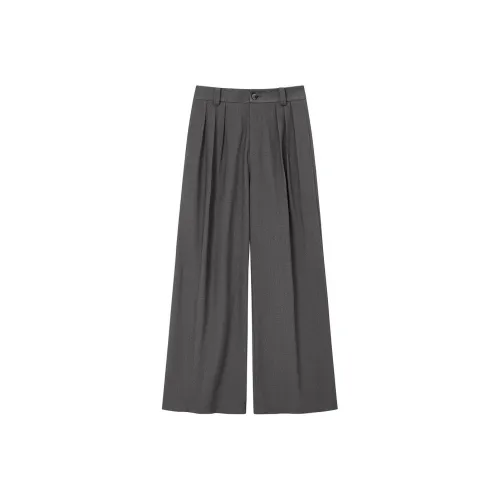 Fragment Повседневные брюки Женские Темно-серый