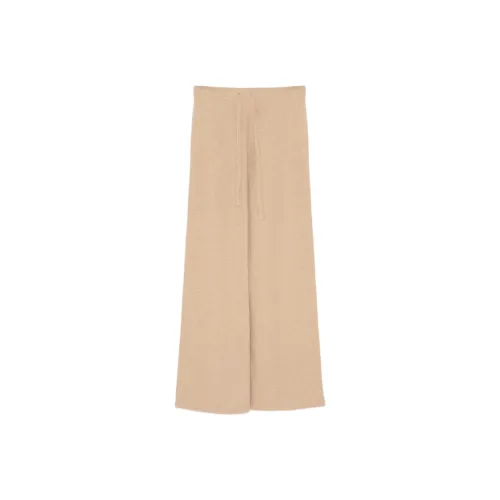 Yves Salomon Повседневные брюки Женские Бежевые