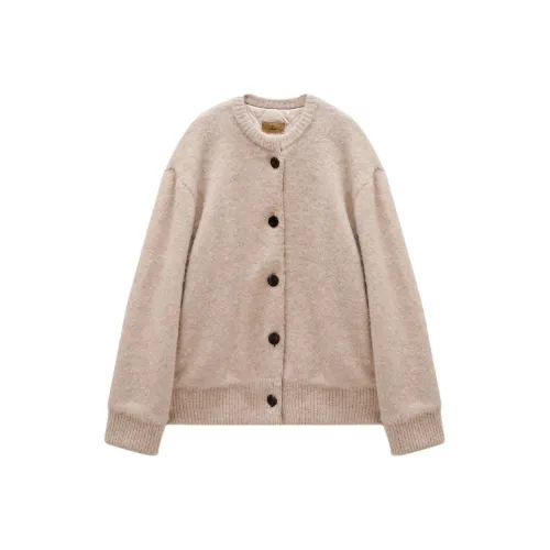 INSUN Пуховая куртка Женская Абрикос