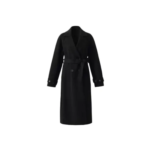 GOELIA 00B Черное унисекс пальто