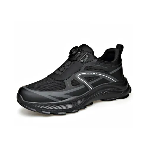 MODENGPAN Дышащий и Легкий Низкий Топ Повседневная Обувь Мужская Черная