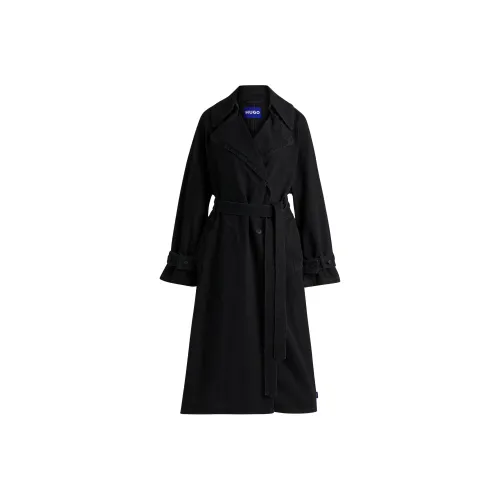 Hugo Boss FW24 Тренчкот Женский Черный