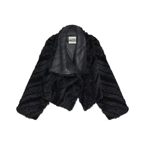 Yves Salomon FW24 Мех Женский Черный