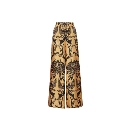 La DOUBLEJ. Повседневные брюки женские золотые