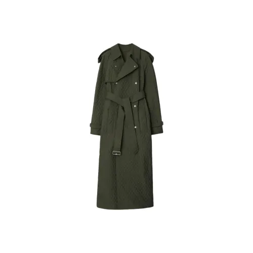 Burberry Тренчкот Женский Зеленый