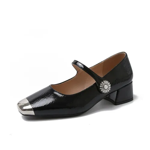 Zomila Грубый каблук Мэри Джейн туфли 4,5 см Женские